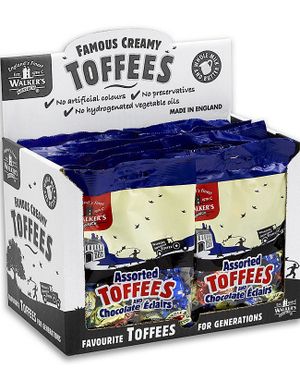 12 påsar Walkers Assorted Toffees – Hel Låda