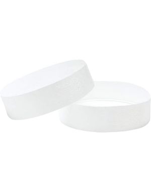 100 stk Tyvek Festivalarmbånd / Entrearmbånd - Hvite