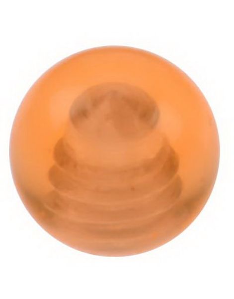Ball Orange - 3 mm Akrylkula till 1,2 mm stång