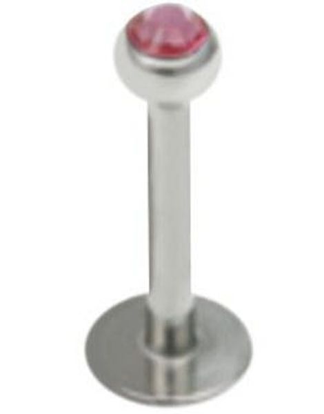 Shiny Stone - 1.2 x 8 mm - Ljus Rosa Labret