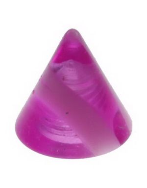 Marble Spike Purple - 3 mm Akrylkula till 1,2 mm stång