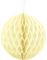 Lys Gul Honeycomb Ball VELG STØRRELSE 10-40 cm