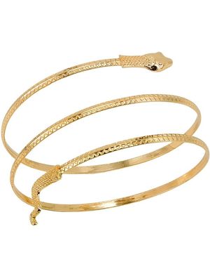 Orm – Guldfärgat Armband till Överarm 