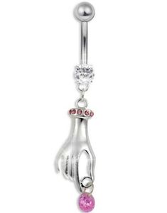 Material Girl Navelpiercing - Rosa