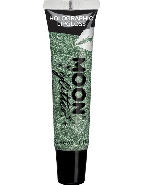 Grön Holografisk Glitter Lipgloss