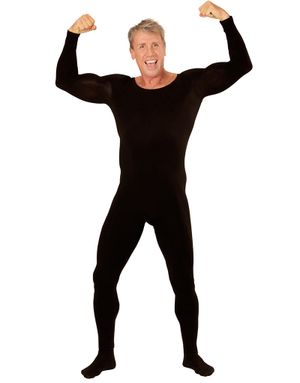 Svart Bodysuit med Långa Ärmar 