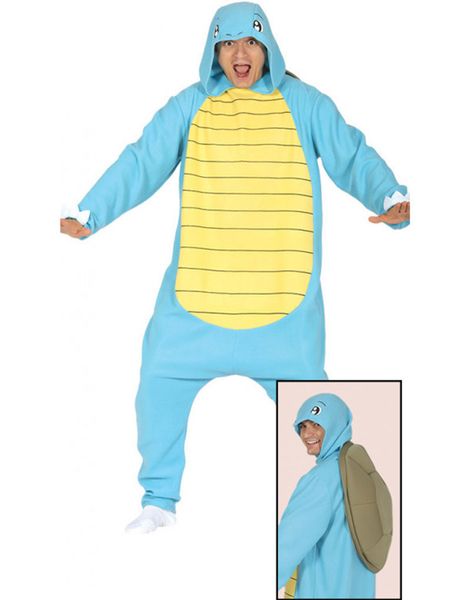 Pokemon Inspirerad Kigurumi Squirtlekostym Unisex