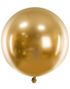 1 stk 60 cm - Rund Glossy Gullfarget Ballong