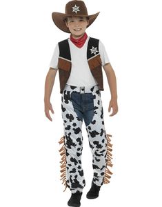 Texas Cowboy Barndräkt 5 Delar