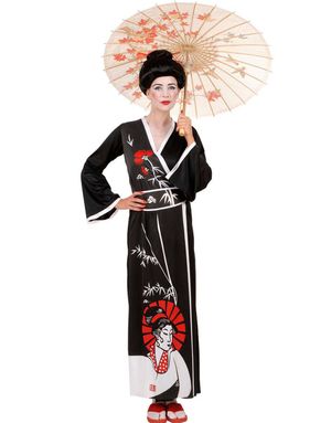 Japansk Geisha Kostym