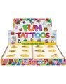 96 stk Ark Med 6 stk Små Midlertidige Smileys Tatoveringer Assorterede - Hel Kasse