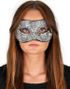 Øyemaske med Sølvfargede Stener