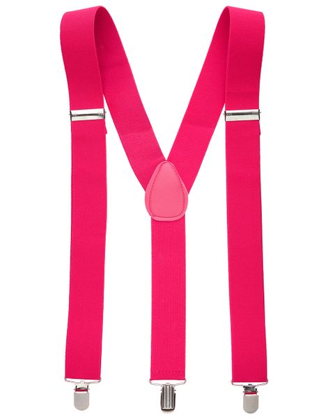 Neonrosa Hängslen