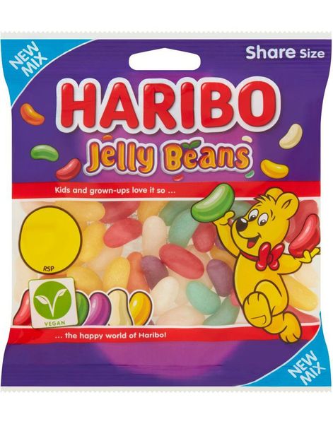 Haribo Jelly Beans Vegetar 140 gram