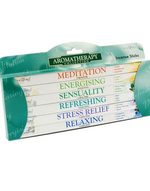 Aromatheropy - Presentset med 6 Olika Paket med Stamford Rökelsespinnar