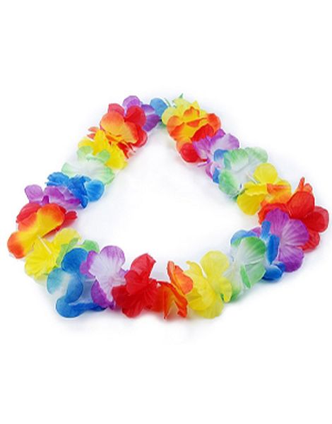 Färgrik Hawaiikrans