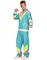 Neon Rosa 80-talls Grilldress med Lommer til Mann