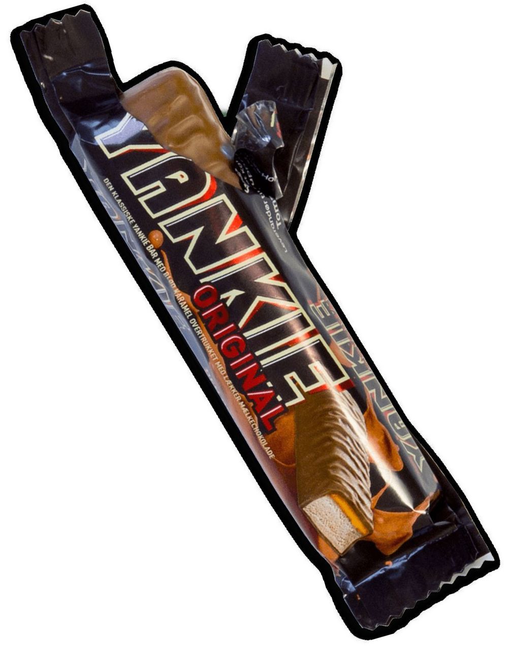 Yankie Bar Original - Chokladkaka med Karamell och Nougat 50 Gram - Se ...