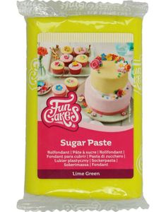Funcakes Fondant - Lime Green / Limegrønn 250 gram