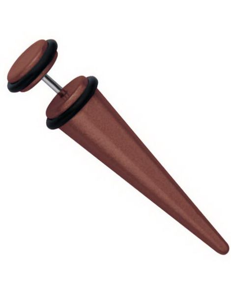 Fake Expander Metallic Brown - Fejkpiercing