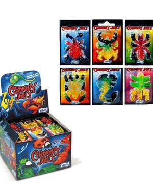 66 stk Vidal Creepy Jelly / Gelegodteri - Hel Eske