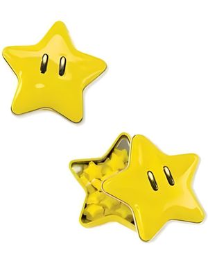 Nintendo Super Mario Star Candy Tin - Små Sukkertøy i Tinboks 17 g