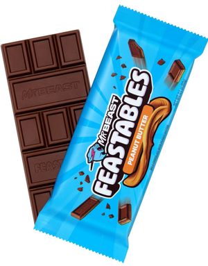 ÄT SNART PRODUKT - Mr. Beast Bar Deez Nutz Mjölkchoklad med Jordnötssmör 60 g