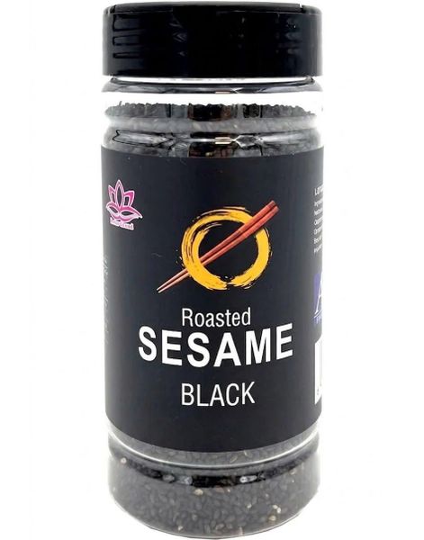 Svarte Ristede Sesamfrø - Lotus Grand 130 gram (Kina)