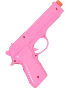 Rosa Pistol - kostymetilbehør (22 cm)