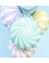 Mintgrön Candy Mönstrad Folieballong 45 cm
