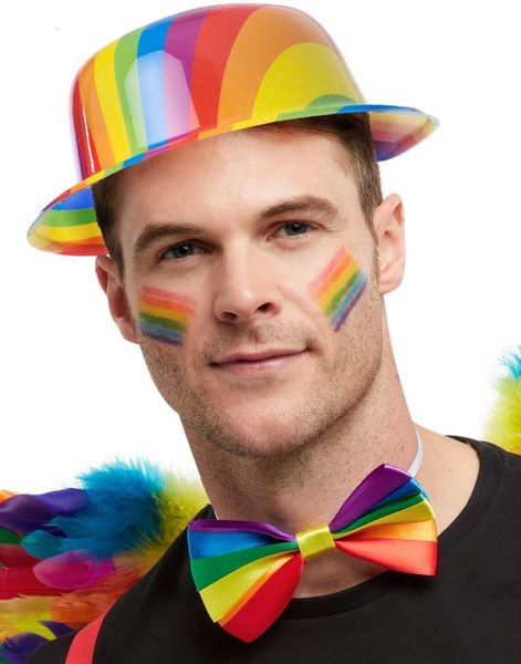 Pride Regnbuefarget Bowlerhatt