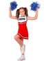 Rød Cheerleader Kostymekjole