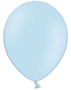 100 st 13 cm - MEGAPACK -  Babyblå Små Ballonger