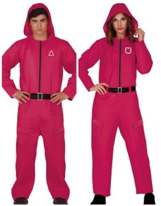 Pardräkt - Squid Game-inspirerad Jumpsuit Dräkt