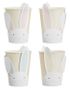 8 stk Pastellfargede Pop-Out Pappkrus med Kaninmotiv 266 ml - Eggciting Easter