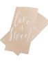 20 stk Love is Sweet Godteposer - Rustic Country