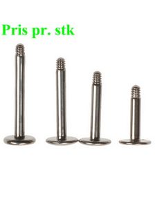 Blank Labrett stång i Titan till 1,6 mm Kula