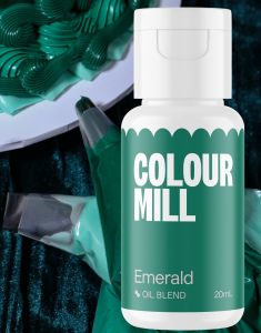 Colour Mill Emerald Oljebaserad Matfärg - 20ml