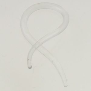 Loop Pyrex - Genomskinlig Piercing