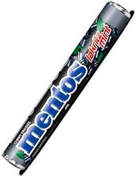 1 st Rull Mentos Liquorice Mint 37,5 g