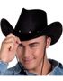 Svart Cowboyhatt med Nitar