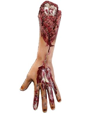 Blodig Avhuggen Arm - 40 cm Dekoration