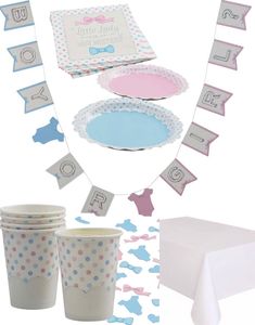 Babyshowerpaket för 8 Personer - Baby Boy or Baby Girl