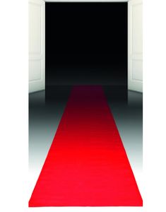 450x60 cm Röd Matta - VIP Party