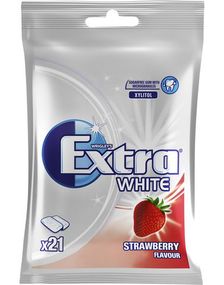 Extra White Strawberry 29g - Selvlukkende pose