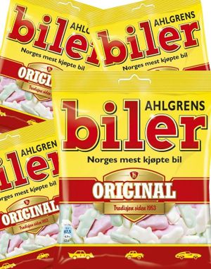 36 st Ahlgrens Biler 125 gram Skumgodis - Hel låda 4500 gram