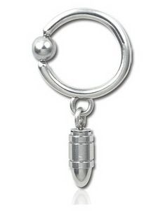 Hängande Patron Silver - 1.6 x 12 mm BCR Piercing