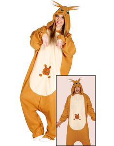Känguru Kigurumi Unisex Kostym