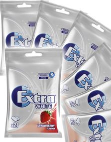 1773014400_530 st Självförslutande Påsar med Extra White Strawberry - Hel Låda 870 gram