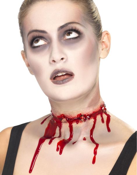 Barbed Wire Split Scar - Latexsår med Fästningsmedel